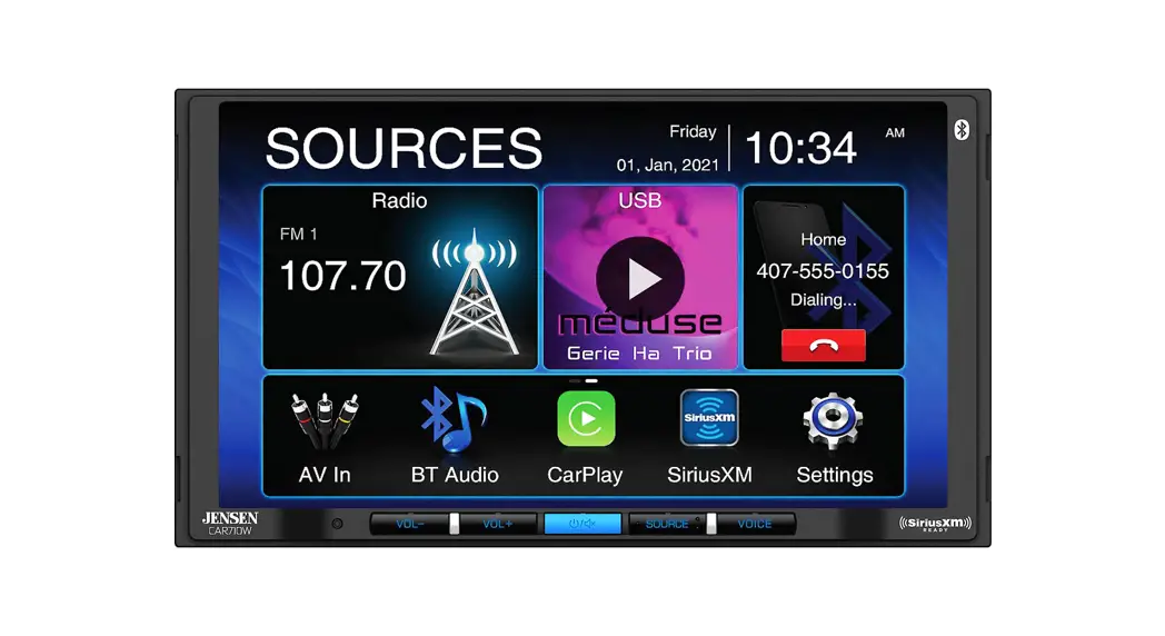 Siriusxm Car710w Media Receiver With Carplay User Guide