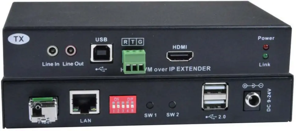 NTI ST-C6FOUSB4K-LC 4K 10.2Gbps HDMI USB KVM Extender