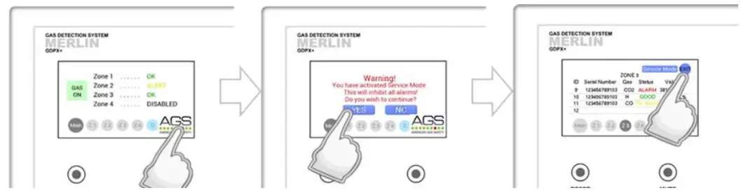 AGS Carbon Monoxide and Nitrogen Dioxide Parksafe Detector - Maintenance 1