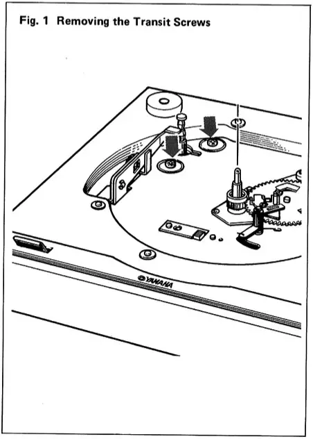 YAMAHA YP B2 Belt Drive Turntable - FIGURE 3