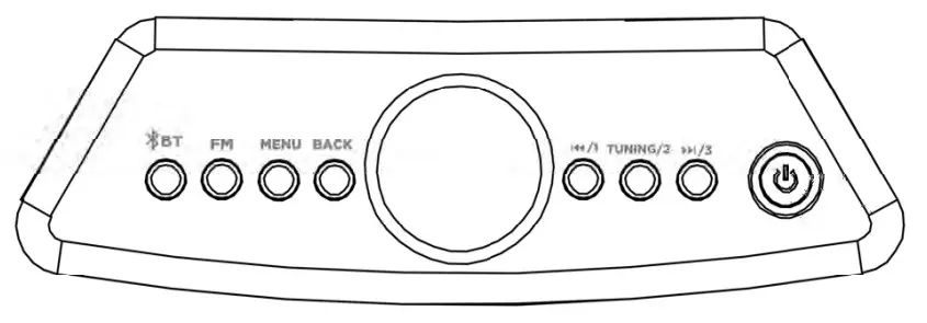 Huizhou Oppen Electronic Technology Co Ltd T014 Exos 5 Wireless Speaker - controls