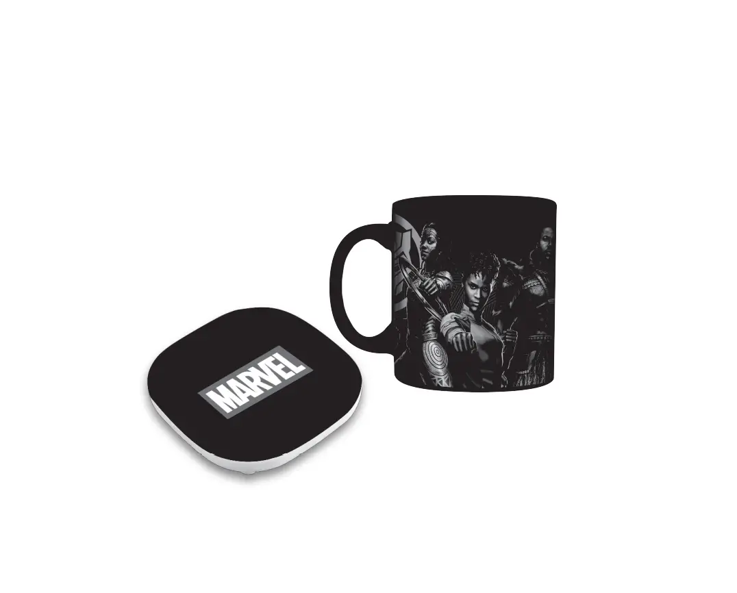 Uncanny Brands Mw1-mvm-bpa1 Marvel Black Panther Mug Warmer Set Instructions