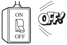 Haier AD90S2SM3FA Duct Type Air Conditioner - power supply switch