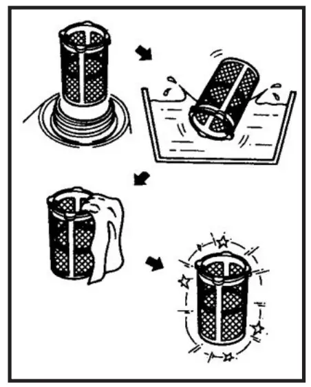 KING 3000W Rated Power Inverter Generator -FUEL TANK FILTER