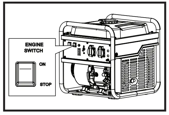 KING 3000W Rated Power Inverter Generator - OFF