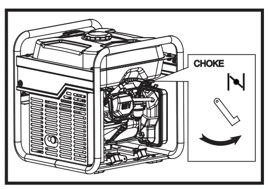 KING 3000W Rated Power Inverter Generator - PULL START 1