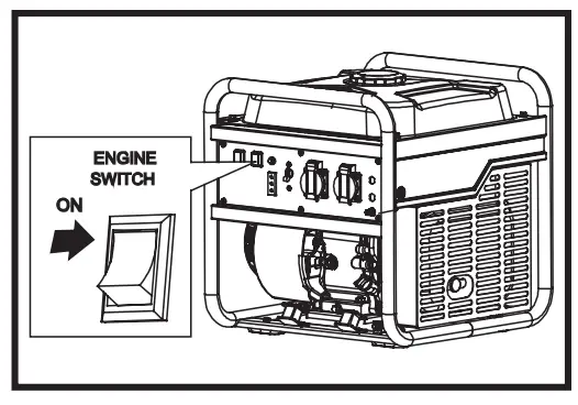 KING 3000W Rated Power Inverter Generator - PULL START