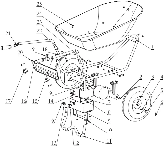 RedRock CYH052RED 24V Power Barrow F5