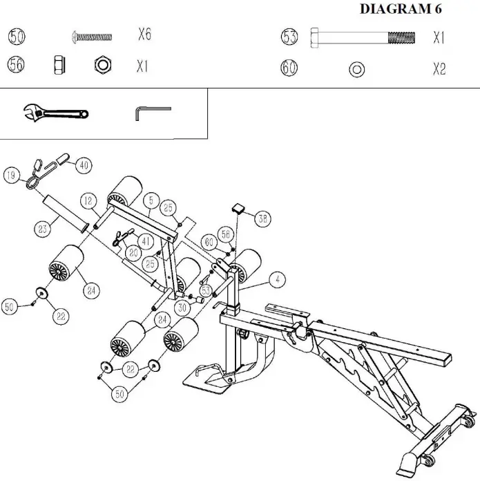 Trekkrunner HG-SM3110 Including Leg Extension-Curl and Arm Curl Attachments-FIG11