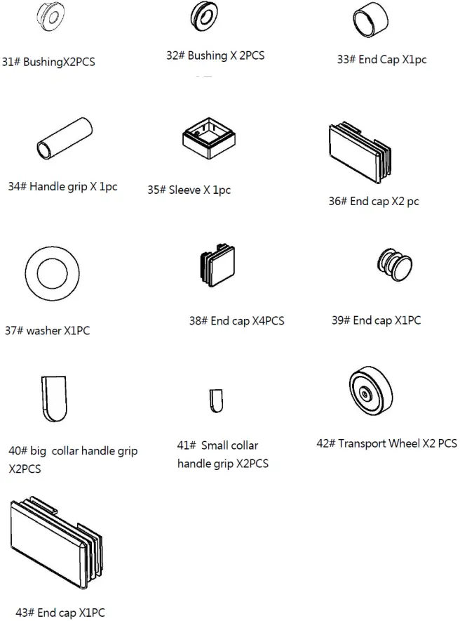 Trekkrunner HG-SM3110 Including Leg Extension-Curl and Arm Curl Attachments-FIG4