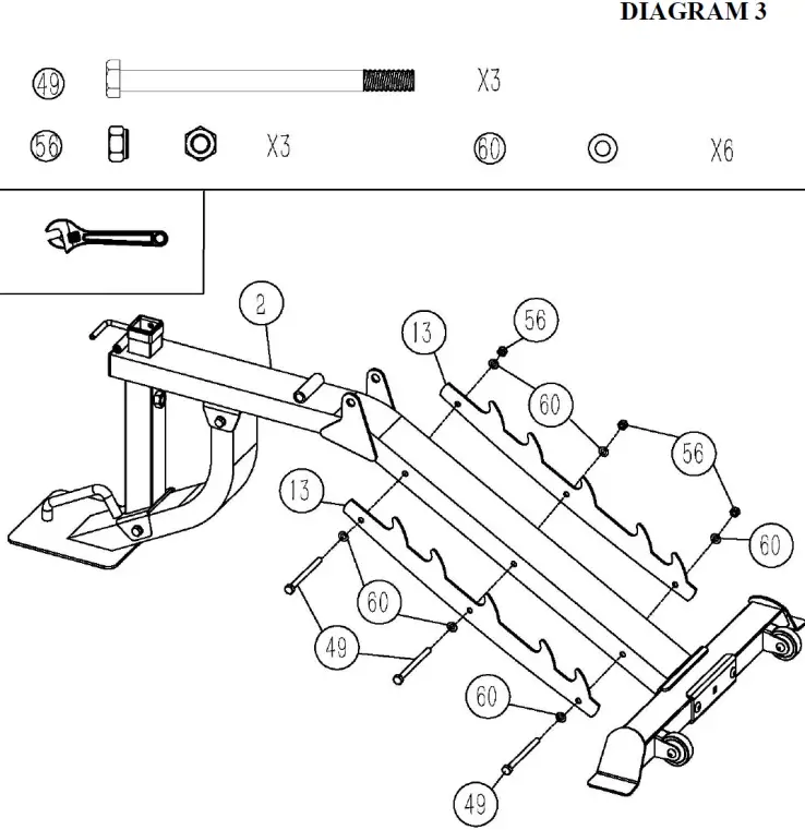 Trekkrunner HG-SM3110 Including Leg Extension-Curl and Arm Curl Attachments-FIG7