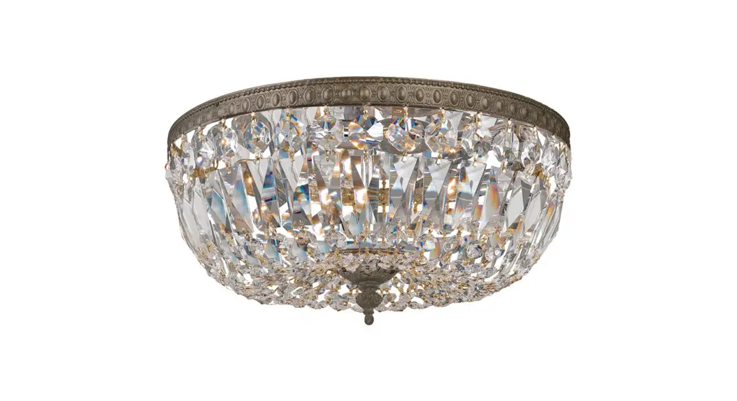 Crystorama 712-eb-cl-saq Three Light Ceiling Mount Instruction Manual Crystorama 712-eb-cl-saq Three Light Ceiling Mount Instruction Manual