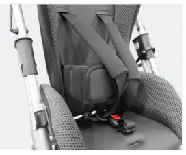 medifab 2563 0006 191 Rigid Lightweight Stroller - Strap with Lateral