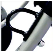 medifab 2563 0006 191 Rigid Lightweight Stroller - Tie-Downs