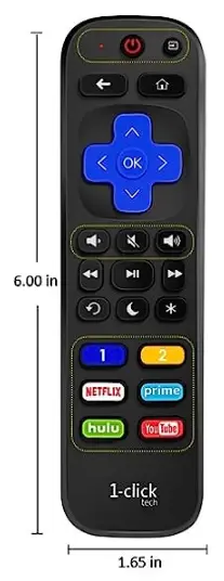 1-clicktech RT-AE07 Remote for Roku TV-fig- (6)