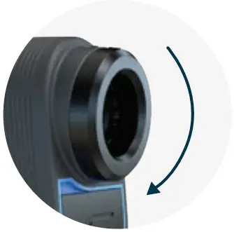 Shot Scope Pro L2 Laser Rangefinder - Power button