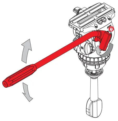 sachtler S2069 0001 FSB 8 Mk II Fluid Head - Fitting the Pan Bar