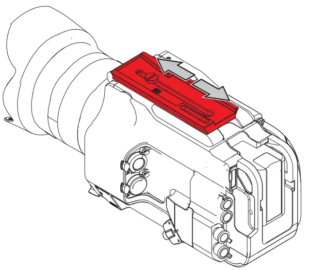 sachtler S2069 0001 FSB 8 Mk II Fluid Head - Move the camera plate