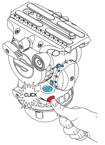 sachtler S2069 0001 FSB 8 Mk II Fluid Head - Pressing