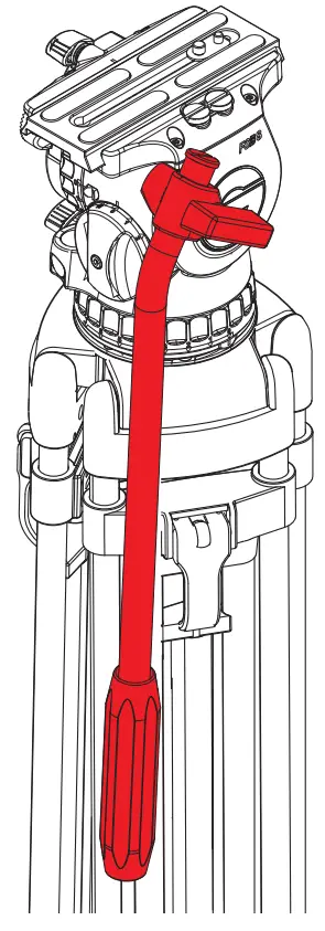 sachtler S2069 0001 FSB 8 Mk II Fluid Head - Transporting