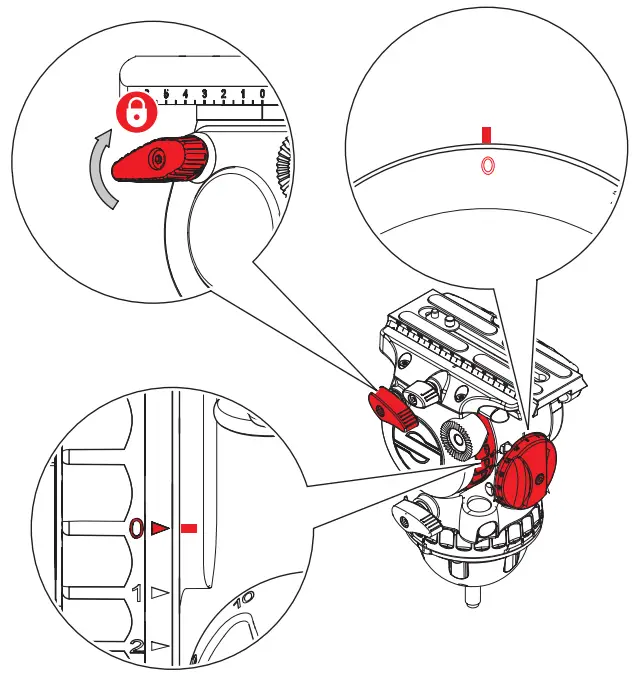 sachtler S2069 0001 FSB 8 Mk II Fluid Head - counterbalance