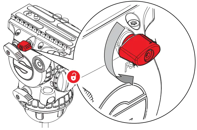 sachtler S2069 0001 FSB 8 Mk II Fluid Head - either direction