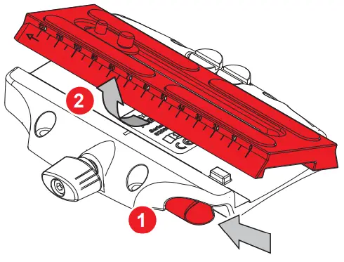 sachtler S2069 0001 FSB 8 Mk II Fluid Head - safety lock
