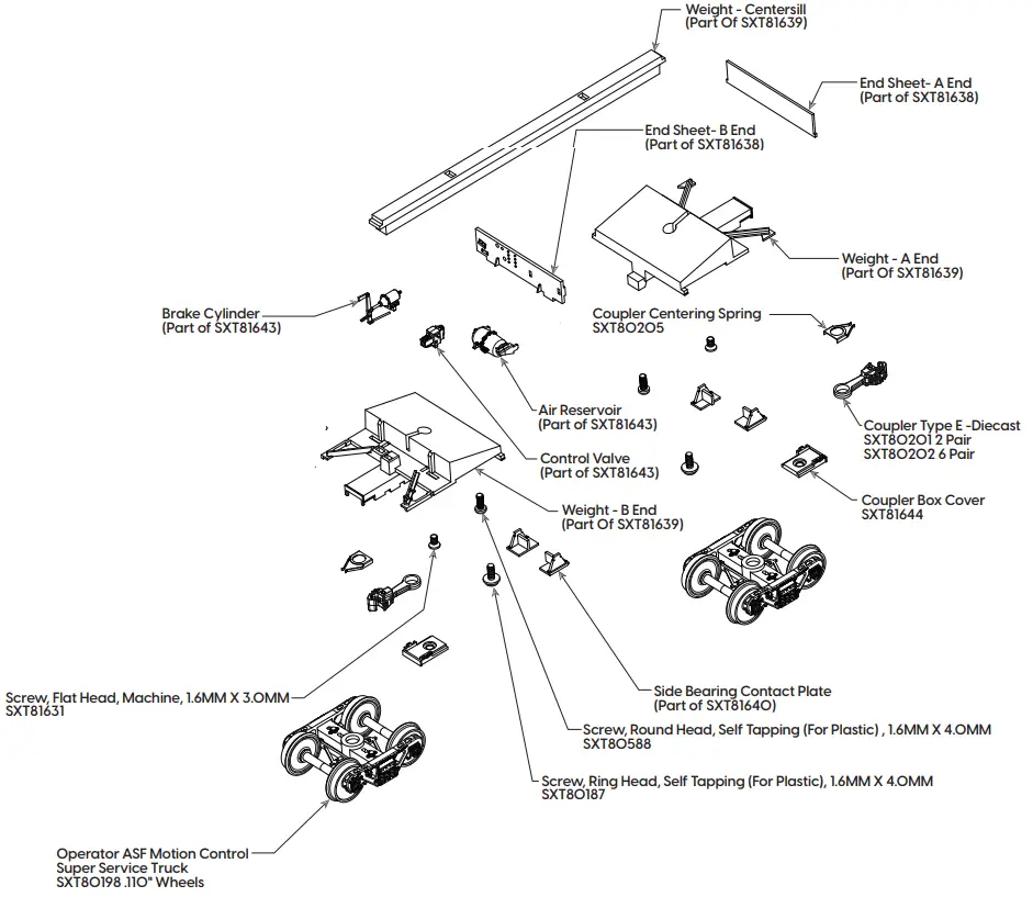 SCALE TRAINS SXT81770 HO Scale Bethgon Coal Gondola - Discription 2