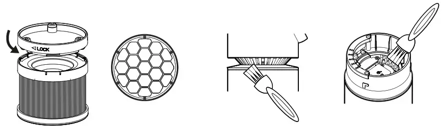 ohho OP-100W Portable Air Refining Purifier - charging1