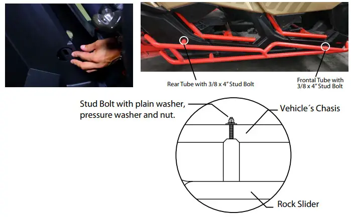 AFX MOTORSPORTS PRO032 Rock Sliders - Fig 6