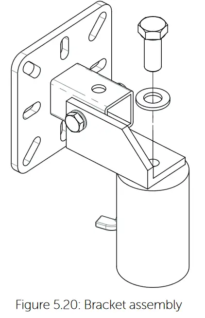 VOID Cyclone 10 Loudspeaker - Bracket assembly