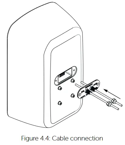 VOID Cyclone 10 Loudspeaker - Cable connection