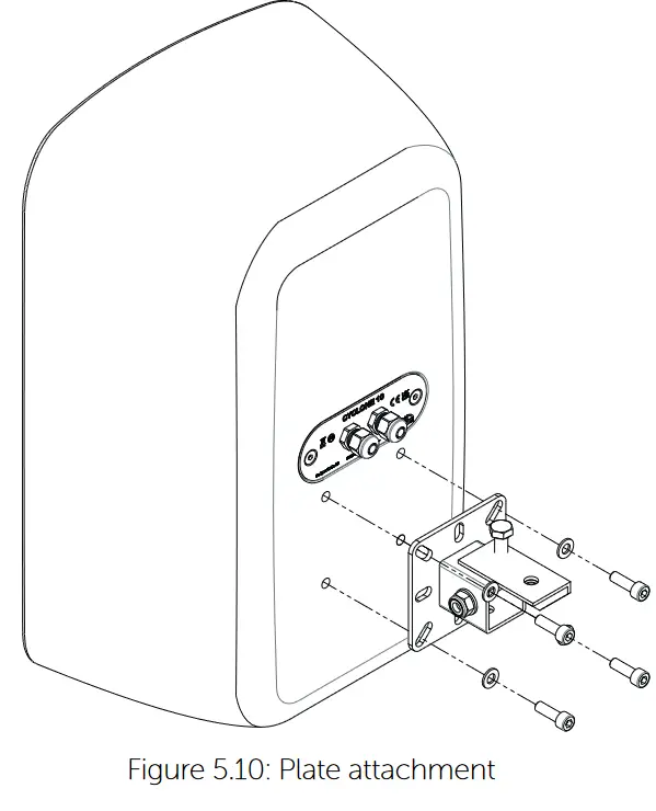 VOID Cyclone 10 Loudspeaker - Plate attachment