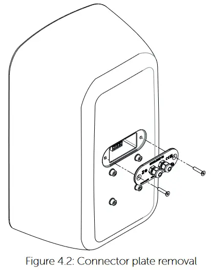 VOID Cyclone 10 Loudspeaker - plate removal