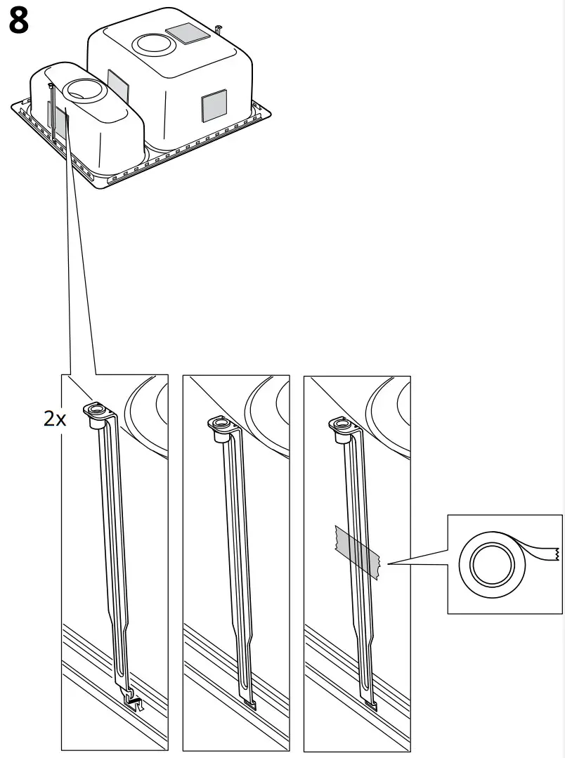 IKEA HILLESJON Inset Sink Instruction Manual - Figure 14