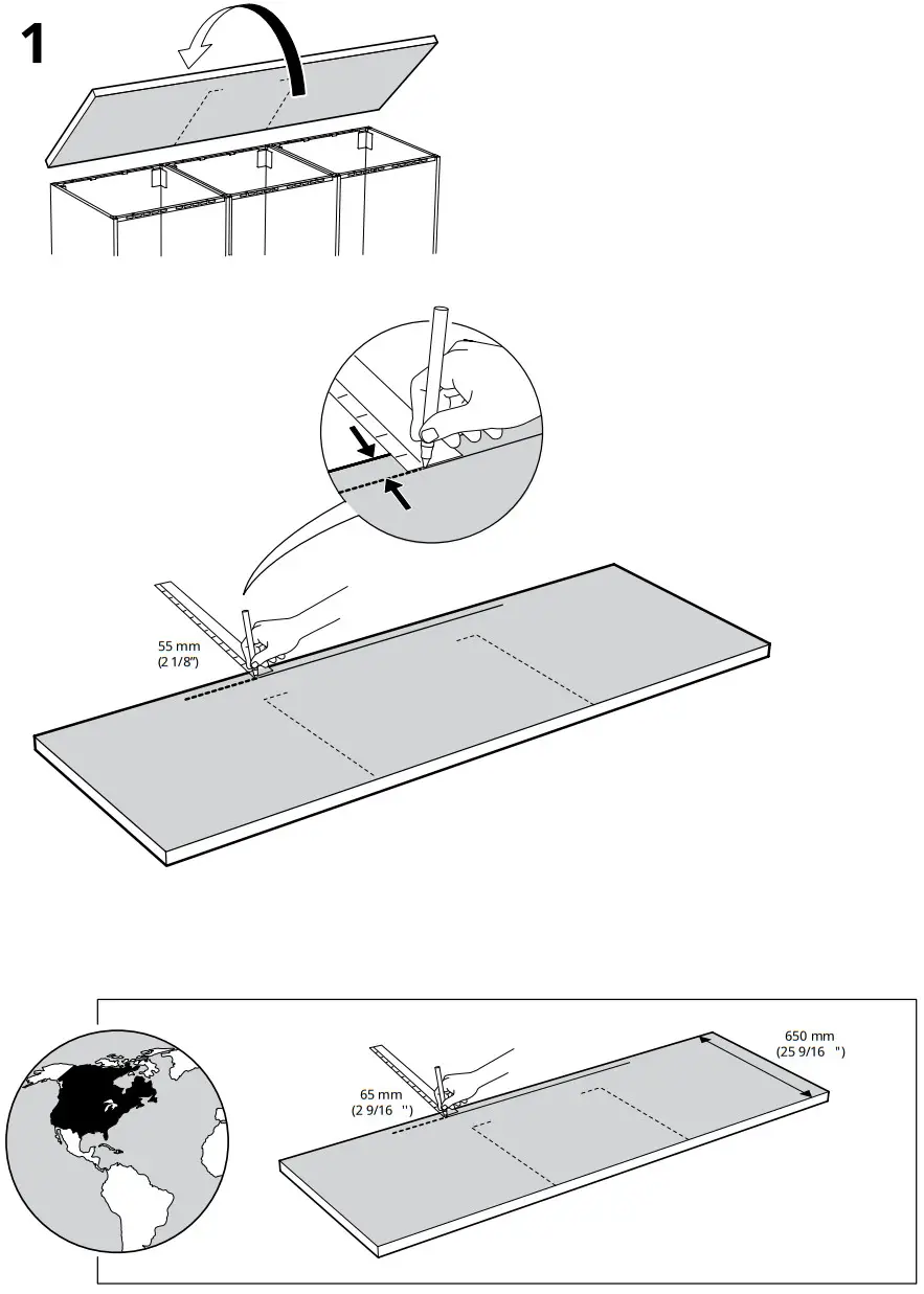 IKEA HILLESJON Inset Sink Instruction Manual - Figure 6