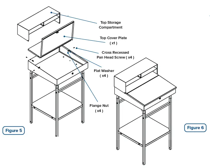 LAVEX-INDUSTRIAL-Stationary-Receiving-Desk-FIG-4