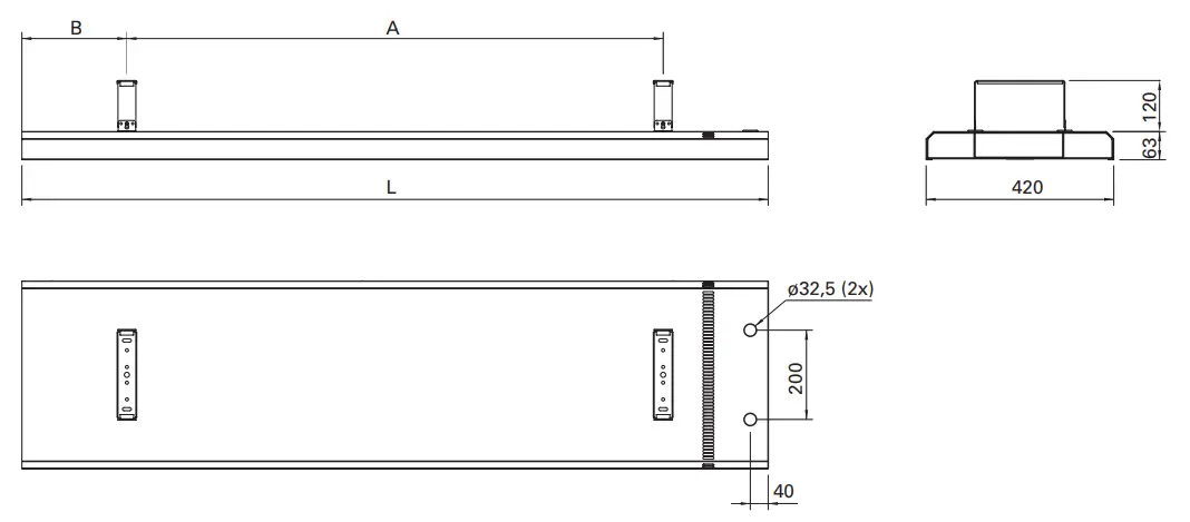 FRICO Elztrip EZ300 Electric Radiant Heater - fig