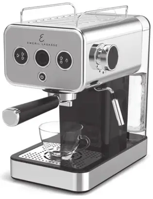 EMERIL LAGASSE EM0112-0SL Distinctions Espresso Machine -