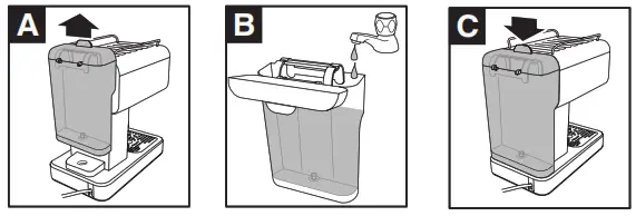 EMERIL LAGASSE EM0112-0SL Distinctions Espresso Machine - Filling