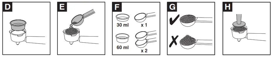 EMERIL LAGASSE EM0112-0SL Distinctions Espresso Machine - Filling1