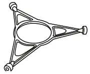 whirlpool microwave oven - TURNTABLE SUPPORT