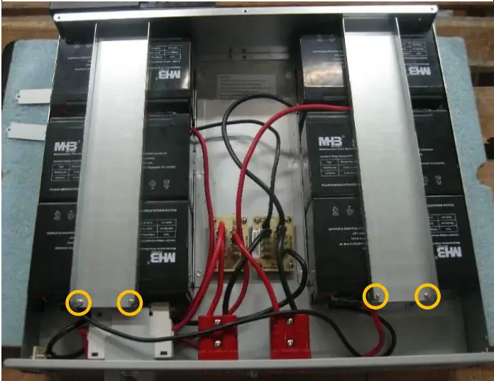 Lock the guard plates