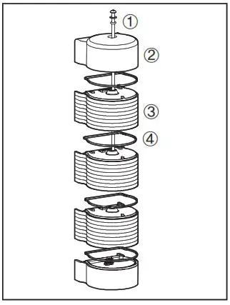 QLIGHT QWT Wall Mount LED Signal Tower with Built In Audible Alarm - Replacing 1