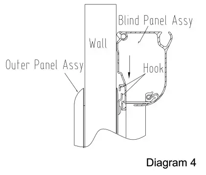 ATRV EuroVision Window and Blind Black Frame 800x1200mm - fig 2