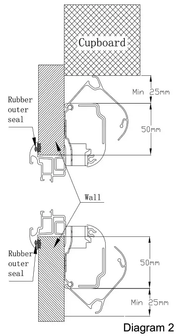 ATRV EuroVision Window and Blind Black Frame 800x1200mm - fig