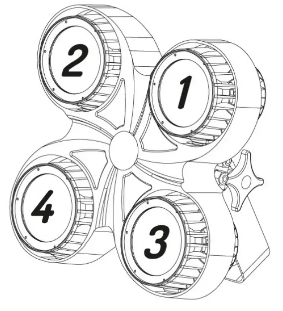 beamZ SP420IP pro COB150 RGBW AFX LED -