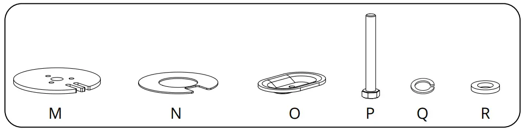 Supplied Parts and Hardware