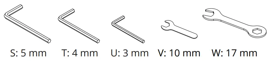 Supplied Parts and Hardware