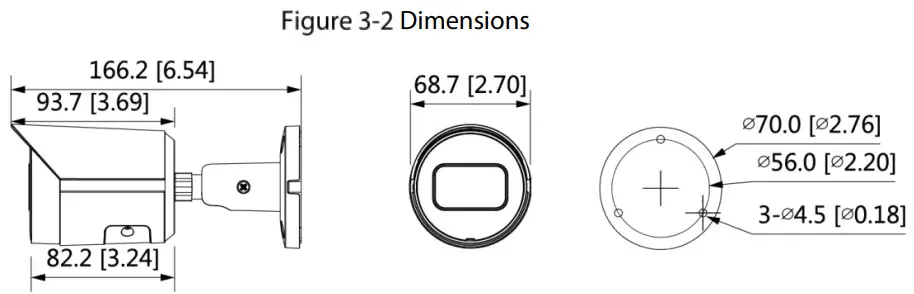 dahua IPC-HFW2241S-S-0280B 2 MP Wizsense WDR Fix IR IP Bullet Camera - Figer 4